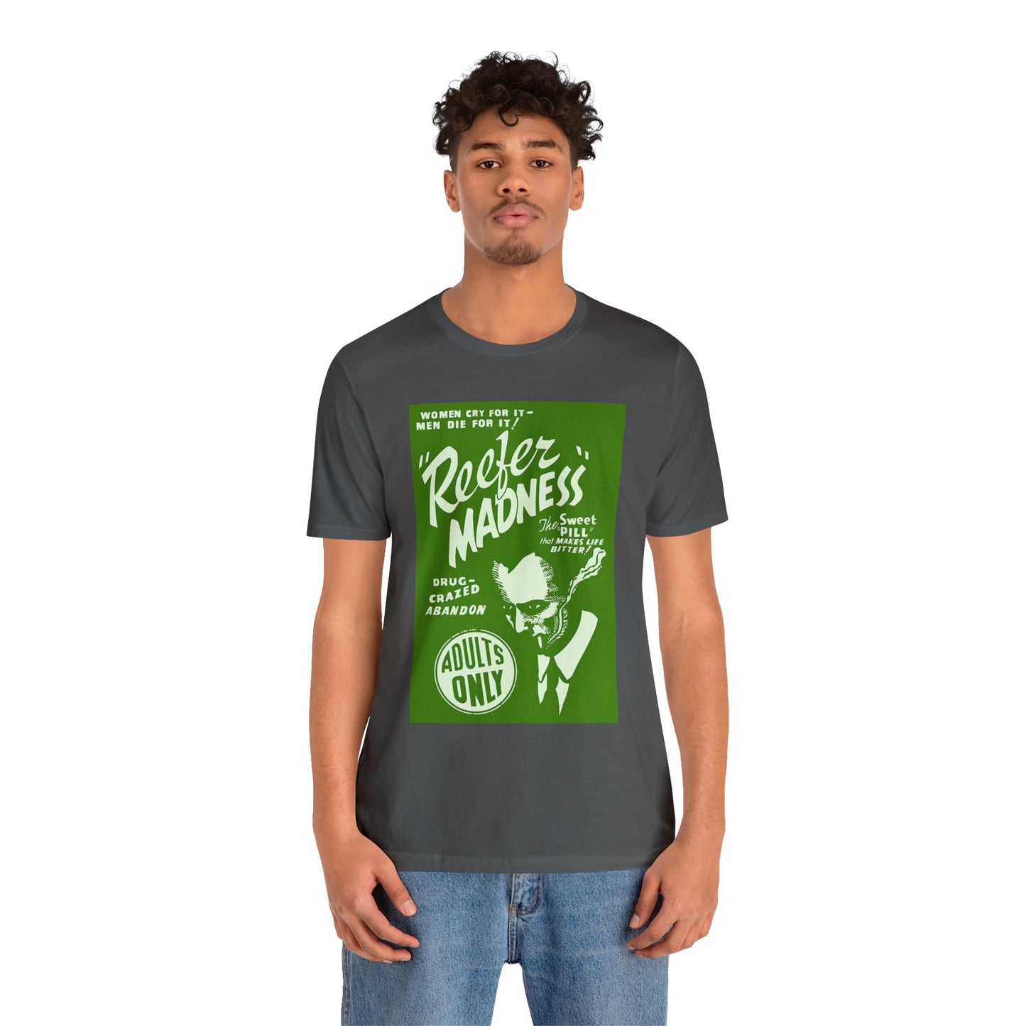 Retro Reefer Madness Movie Poster Short Sleeve T-Shirt - Unique Cult Classic Shirt