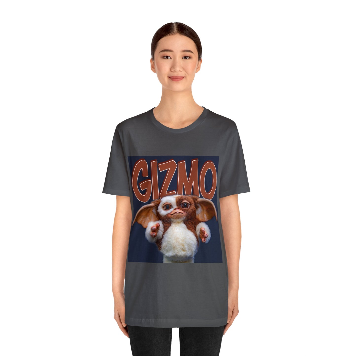 Halloween Gizmo from Gremlins Short Sleeve T-Shirt - Cute Mogwai Graphic Tee, 80s Movie Nostalgia Shirt