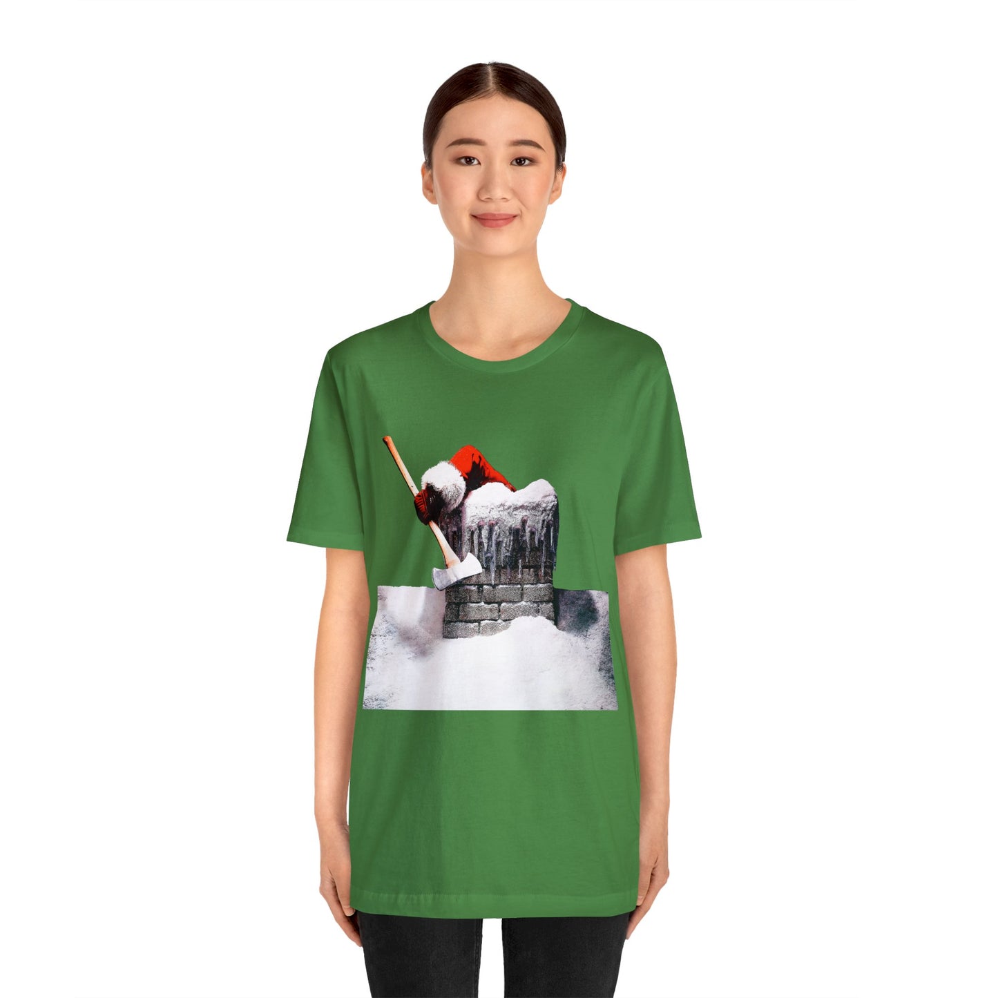 Silent Night Deadly Night tshirt - Christmas creepy santa chimney tee - Creepy Santa Chimney tshirt - Scary Santa Chimney tee