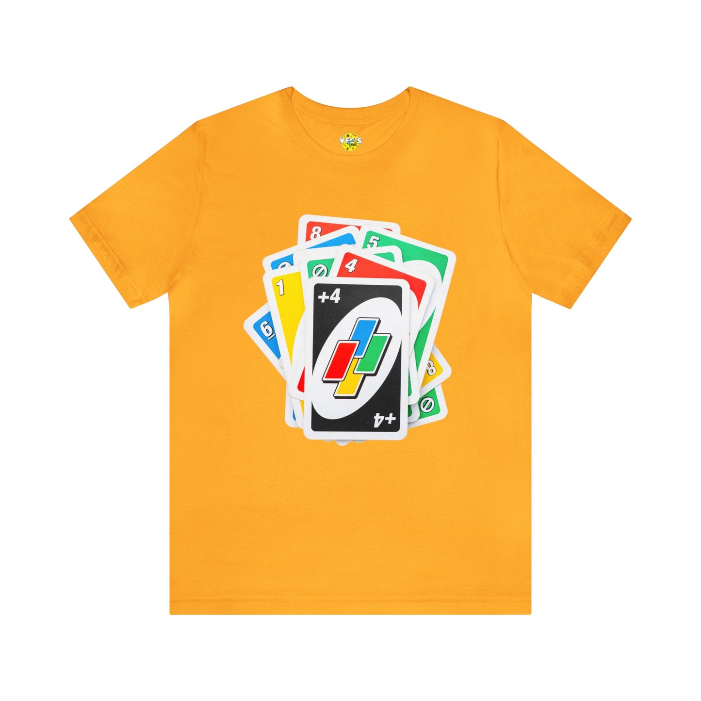 Uno Card Game TShirt - Fun Draw 4 Stack Design - Card Game Tee - Draw 4 TShirt