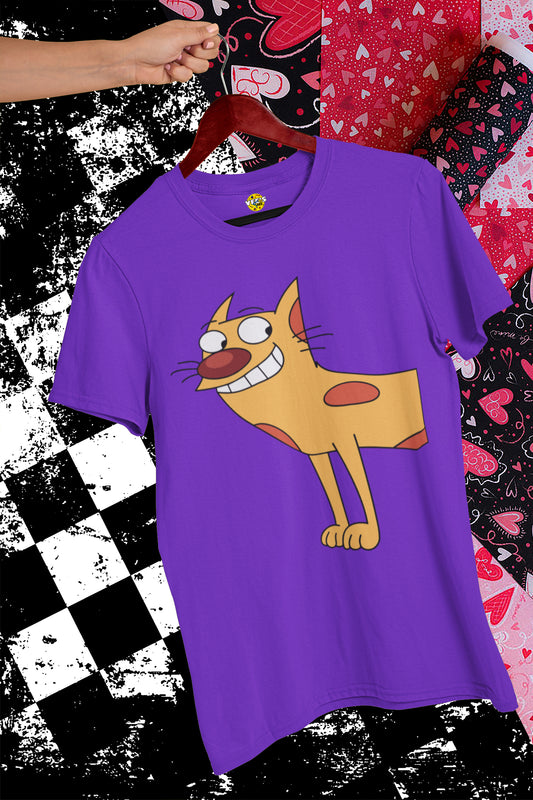 CatDog Retro 90s Nickelodeon Cartoon TShirt - Vintage Nick Toons Unique Graphic Fashion Tee - Classic Pop Culture Animation Shirt