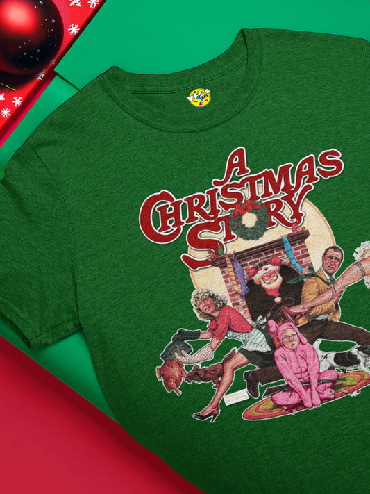 A Christmas Story movie poster tshirt - A Christmas Story Holiday movie tshirt - Christmas Story movie poster tee