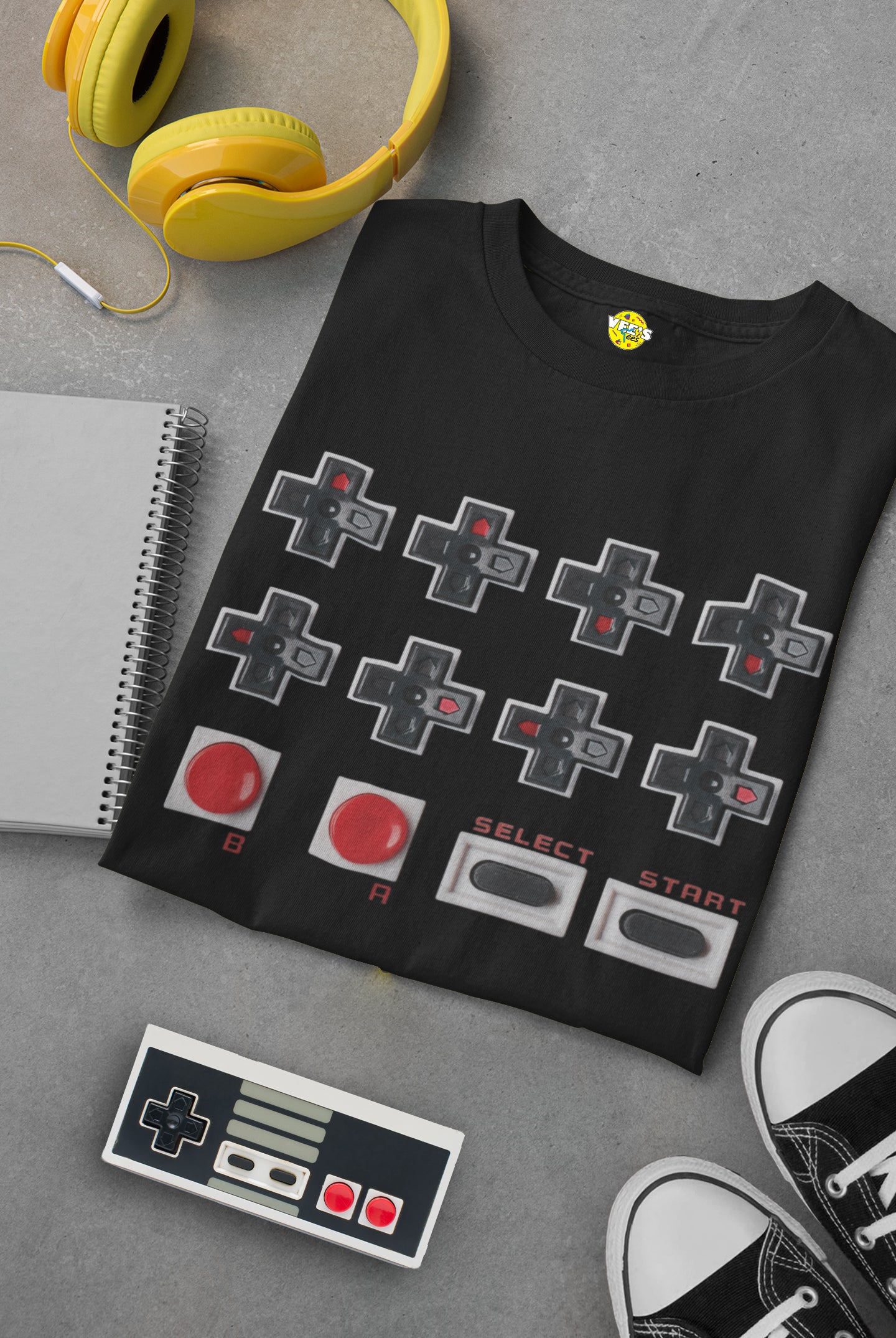 Contra Cheat Code Retro Gaming Design TShirt