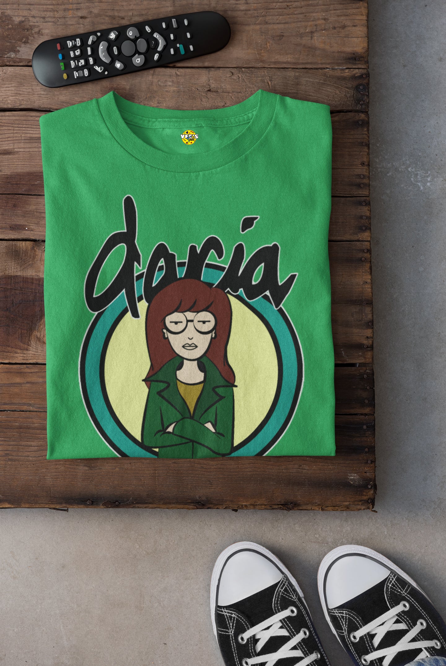 Daria Morgendorffer Short Sleeve T-Shirt - Vintage MTV Cartoon Shirt for Retro Fans