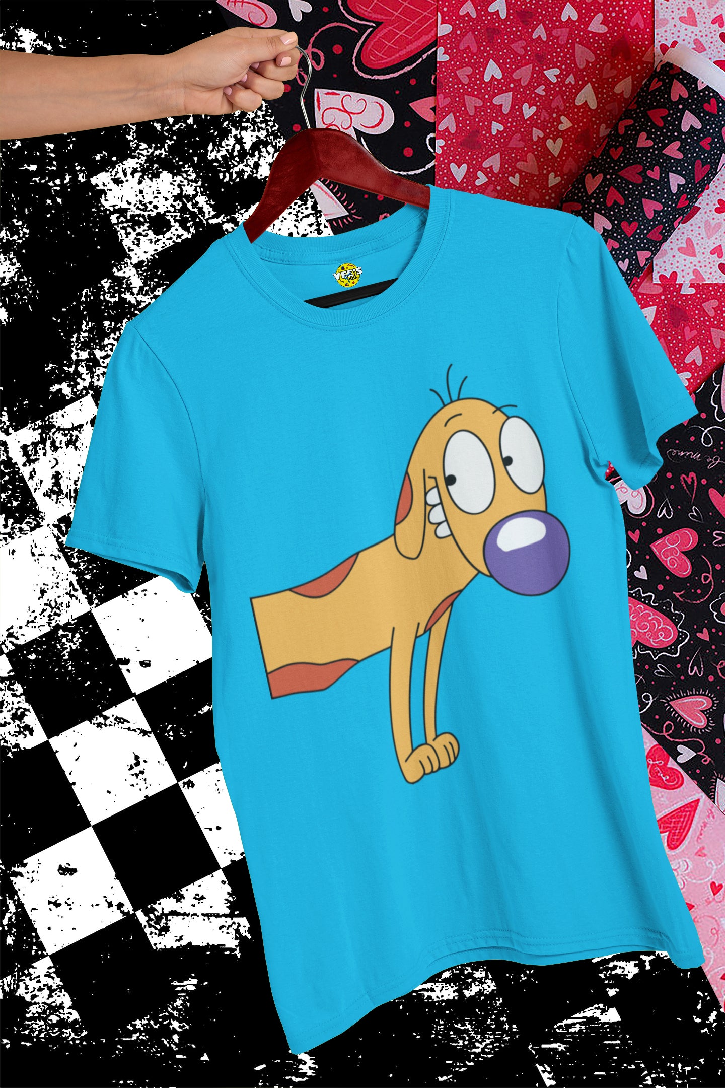 CatDog Retro 90s Nickelodeon Cartoon TShirt - Vintage Nick Toons Unique Graphic Fashion Tee - Classic Pop Culture Animation Shirt