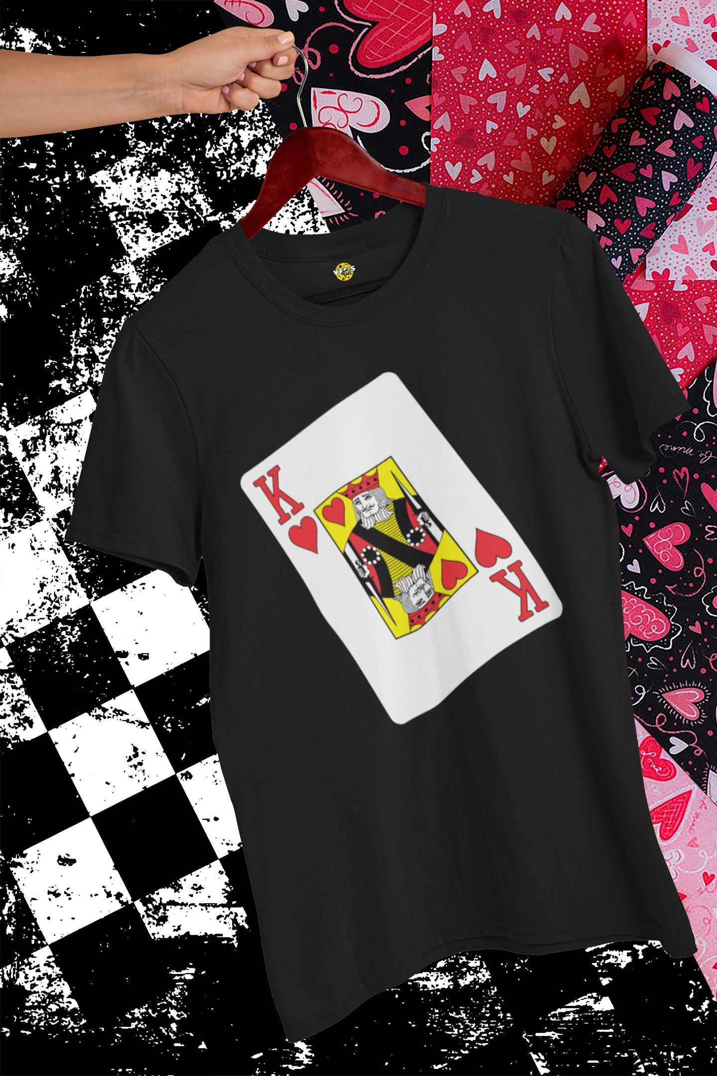 King of Hearts Shirt - Queen Of Hearts Shirt - Matching Playing Cards Shirt - Matching Cards Valentine's Day Shirt