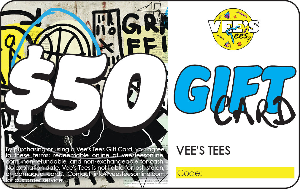 Vee's Tees Gift Card