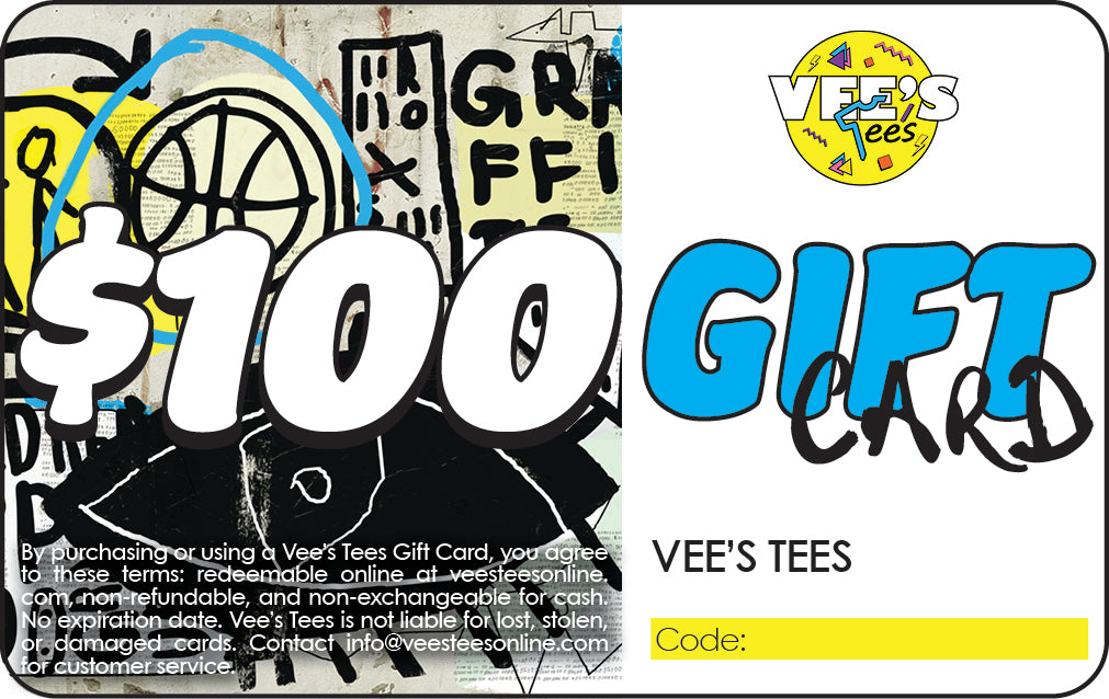 Vee's Tees Gift Card