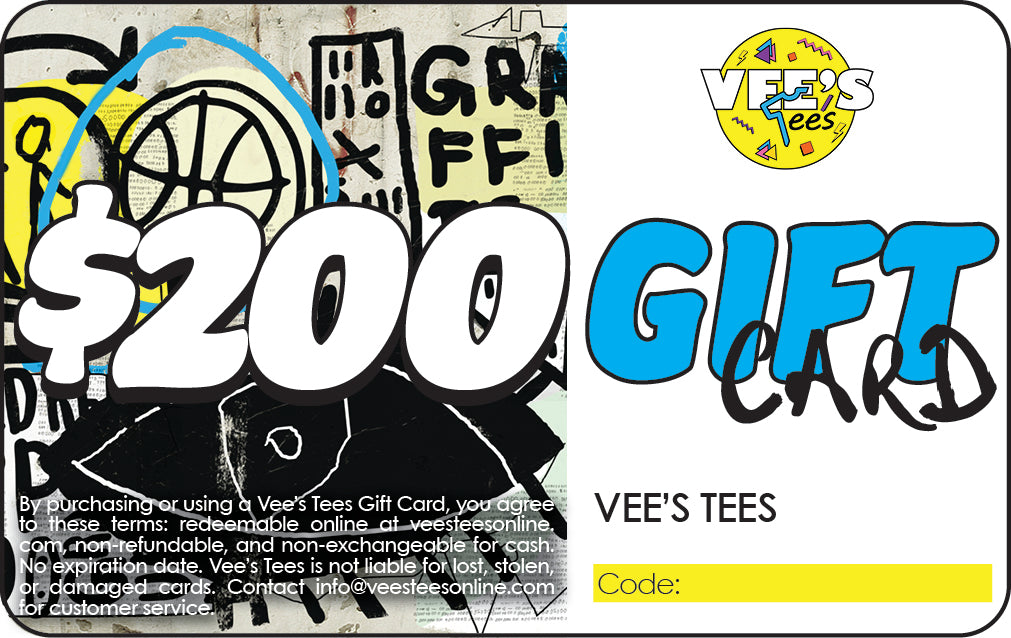 Vee's Tees Gift Card