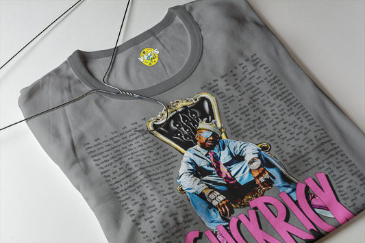 Hip-Hop Rap Legend Fashion TShirt, A Childrens Story Song Lyrics Tee, Old School Rapper Style Vintage Lyric Artwear