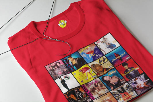 Founding Ladies of Hip Hop Album Cover Collage T-Shirt, Vintage Rap Legends Tee, 80s 90s Music Shirt