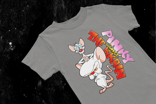 Pinky and the Brain Kids Graphic TShirt, Bella Canvas 3001Y, 90s Nostalgia Youth Tee