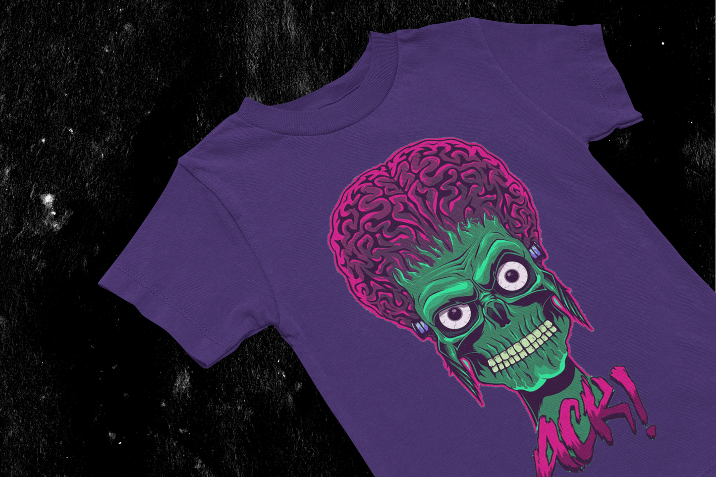 Mars Attacks! Ack! Kids' Graphic Tee, Bella Canvas 3001Y, Movie TShirt