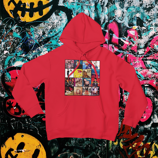 Founding Ladies of Hip Hop Album Cover Collage Hoodie, Vintage Rap Legends Sweatshirt, 80s 90s Hip Hop