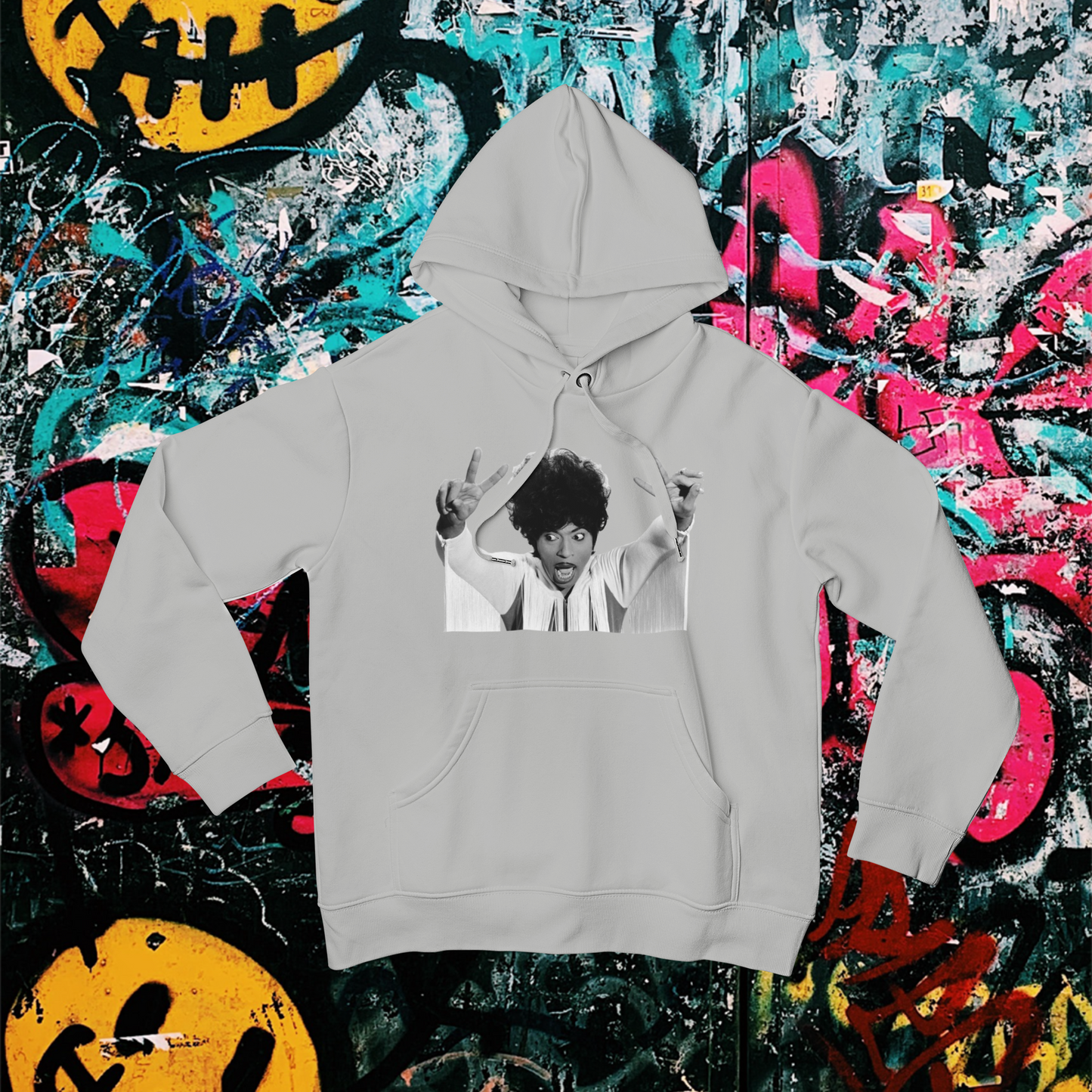 Little Richard Peace Signs Hoodie, Retro Music Legend Sweatshirt, Vintage Pop Culture