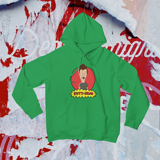 90s Nostalgia Hoodie, 90s MTV Cartoon Sweatshirt, Butthead Hoodie, Beavis and Butthead Hooded Sweatshirt